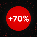 Vähintään 70%