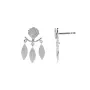 STINE A Jewelry Dancing Three Leaves Korvakoru Single Hopea 1158-00-S