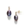 ANNI LU Black Pearly Korvakorut Kullattu messinki 262-30-53