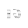 Ania Haie Flat Medium Hoop Korvakorut Hopea E062-04H