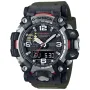Casio G-Shock Mudmaster GWG-2000-1A3ER kello, jossa on Musta kellotaulu ja halkaisijaltaan 54 mm kotelo ja Kumiremmi hihna, jonka väri on Vihreä