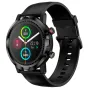 Xiaomi Haylou Smartwatch LS05S kello, jossa on Musta kellotaulu ja halkaisijaltaan 45 mm kotelo ja Kumiremmi hihna, jonka väri on Musta