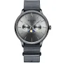 Bonvier BV009 -kello Miesten, jossa on Harmaa kellotaulu halkaisija 40 mm ja Harmaa Nato-ranneke ranneke