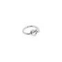 Jane Kønig Big Tied Heart Ring Sormus Hopea BTHR-AW25-S
