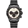 Dissing MK9 D1481 kello, jossa on Beige kellotaulu ja halkaisijaltaan 43 mm kotelo ja Metalliranneke hihna, jonka väri on Musta
