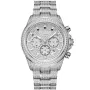 Dissing D1098 -kello Miesten, jossa on Iced kellotaulu halkaisija 43 mm ja Hopea Metalliranneke ranneke