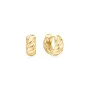Ania Haie Bold Texture Small Korvakorut Hopeakullattu E063-06G