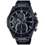 Casio Edifice EFR-571MDC-1AVUEF kello, jossa on Musta kellotaulu ja halkaisijaltaan 47 mm kotelo ja Metalliranneke hihna, jonka väri on Musta
