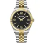 Faucon Classic F10005 kello, jossa on Musta kellotaulu ja halkaisijaltaan 41 mm kotelo ja Metalliranneke, Kaksivärinen metalliranneke hihna, jonka väri on Kulta, Hopea