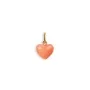 Jane Kønig Pink Coral Heart Riipus Kulta GULD-PHV