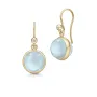Julie Sandlau Prime Milky Aqua Korvakorut Hopeakullattu HKS181GDMLAQCRCZ