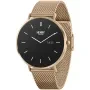 Henry London Smartwatch HLS65-0001 kello, jossa on  kellotaulu ja halkaisijaltaan 43 mm kotelo ja Mesh ranneke hihna, jonka väri on Ruusukulta