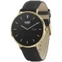 Henry London Smartwatch HLS65-0008 kello, jossa on  kellotaulu ja halkaisijaltaan 43 mm kotelo ja Nahka ranneke hihna, jonka väri on Musta