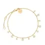 Rosefield Dangling Crystal Rannerengas Kullattu ruostumaton teräs JBDCG-J1022