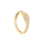 Rosefield Pave Wave Sormus Kullattu ruostumaton teräs JRPW52G-J1266
