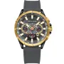 Kensington Master K0056 kello, jossa on Harmaa kellotaulu ja halkaisijaltaan 48 mm kotelo ja Kumiremmi hihna, jonka väri on Harmaa