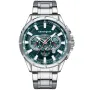 Kensington Master K0006 -kello Miesten, jossa on Sininen kellotaulu halkaisija 48 mm ja Hopea Metalliranneke ranneke
