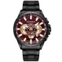 Kensington Master K0004 kello, jossa on Punainen kellotaulu ja halkaisijaltaan 48 mm kotelo ja Metalliranneke hihna, jonka väri on Musta