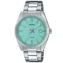 Casio Timeless MTP-1302PD-2A2VEF kello, jossa on Sininen kellotaulu ja halkaisijaltaan 39 mm kotelo ja Metalliranneke hihna, jonka väri on Hopea
