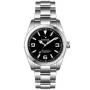OceanX Navigator NVS331 kello, jossa on Musta kellotaulu ja halkaisijaltaan 39 mm kotelo ja Metalliranneke hihna, jonka väri on Hopea