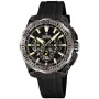 Festina Chrono Bike F20726/3 kello, jossa on Musta kellotaulu ja halkaisijaltaan 46 mm kotelo ja Kumiremmi hihna, jonka väri on Musta