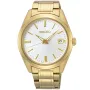 Seiko Conceptual SUR314P1 kello, jossa on Valkoinen kellotaulu ja halkaisijaltaan 40 mm kotelo ja Metalliranneke hihna, jonka väri on Kulta