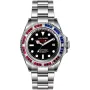 OceanX Sharkmaster 1000 Limited Edition SMS1043 kello, jossa on Musta kellotaulu ja halkaisijaltaan 44 mm kotelo ja Metalliranneke hihna, jonka väri on Hopea