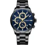 Studsgaard Chronograph S0025 -kello Miesten, jossa on Sininen kellotaulu halkaisija 42 mm ja Musta Metalliranneke ranneke