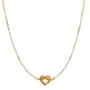 Jane Kønig Tied Heart Necklace Kaulakoru Hopeakullattu THN-AW25-G