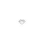 Jane Kønig Tied Heart Stud Korvakoru Single Hopea THS-AW25-S