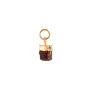 House of Vincent Birth Stone January Riipus Kullattu messinki VJ076-LPG-JG