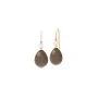 Julie Sandlau Elina Chocolate moonstone Korvakorut Hopeakullattu YG14-HKS829WHPLCHMN