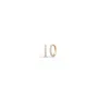 Julie Sandlau Lulia Hoops Mini Korvakorut Kulta 0,16 ct. YG14-HPS158