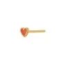STINE A Jewelry Petit Love Heart Korvakoru Single Hopeakullattu 1181-02-Coral