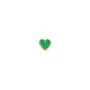 STINE A Jewelry Petit Love Heart Korvakoru Single Hopeakullattu 1181-02-Grass Green