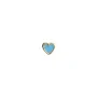 STINE A Jewelry Petit Love Heart Korvakoru Single Hopeakullattu 1181-02-Light Blue