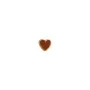 STINE A Jewelry Petit Love Heart Korvakoru Single Hopeakullattu 1181-02-Mocha