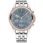 Tommy Hilfiger Ari 1781976 kello, jossa on Sininen kellotaulu ja halkaisijaltaan 38 mm kotelo ja Metalliranneke hihna, jonka väri on Hopea
