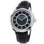 Frederique Constant FC-282AB5B6 -kello Miesten, jossa on  kellotaulu halkaisija 42 mm ja Musta Nahkaranneke ranneke