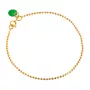 Enamel Ball Chain Green Rannerengas 18 ka Hopeakullattu B16G-Green