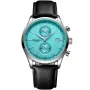 Dissing D1083 -kello Miesten, jossa on Sininen kellotaulu halkaisija 42 mm ja Musta Nahkaranneke ranneke