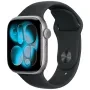Apple Watch Series 11 GPS 42mm Space Grey Aluminium Black Sport Band S/M MEQW4