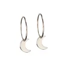 Blomdahl Pendant Moon Korvakorut Titaani 15-1252-7500