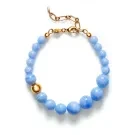 ANNI LU Float Lace Agate Rannerengas Kullattu messinki 252-10-20
