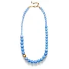 ANNI LU Float Lace Agate Kaulakoru Kullattu messinki 252-20-38