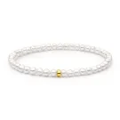 Gaura Natural Pearls Pearl Rannerengas Hopeakullattu 252-29B