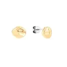 Calvin Klein MOLTEN PEBBLE Korvakorut Kullattu ruostumaton teräs 35000117