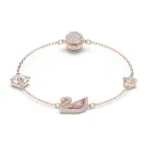 Swarovski Swan Rannerengas Ruusukultatuotu metalli 5485876