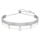 Swarovski Ariana Grande Pearl Rannerengas Metallihopeoitu 5720870