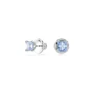 Swarovski Matrix Stud Korvakorut Metallihopeoitu 5723561